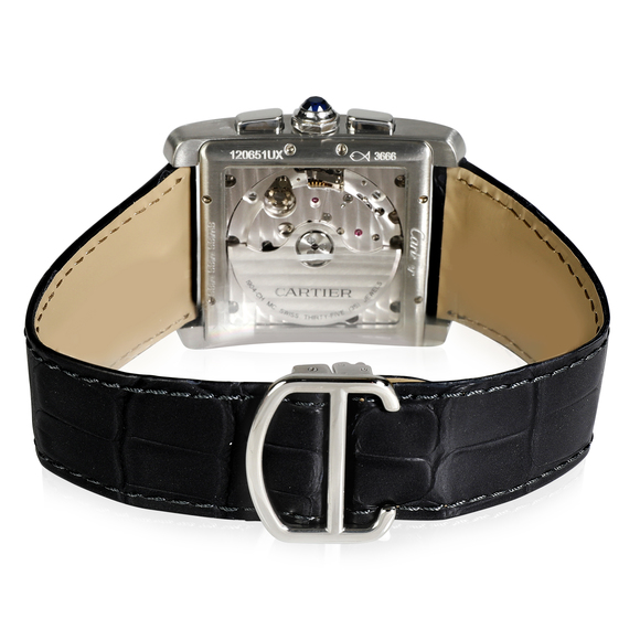 Cartier Tank MC W5330008 Men's Watch in  Stainless Steel - Picture 2 of 4